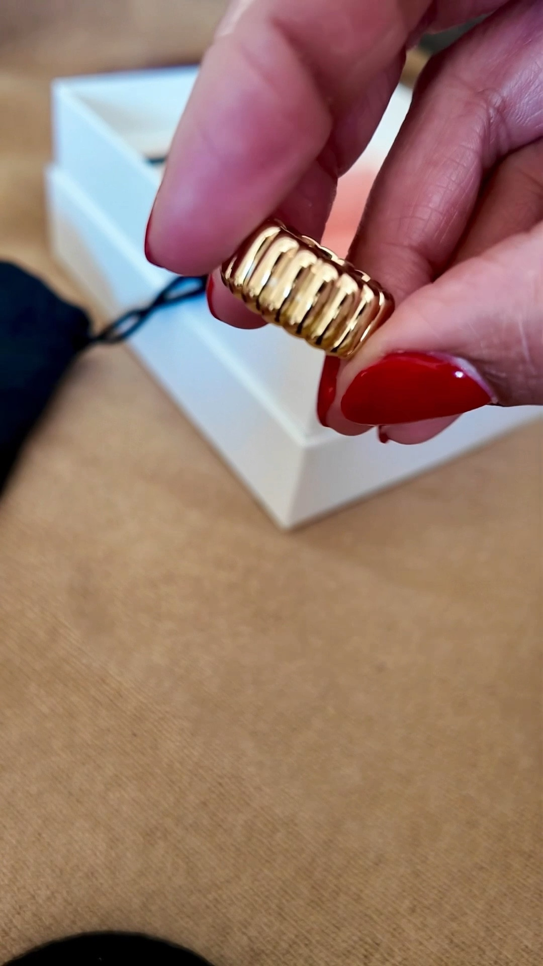 Gold ring that is simple but elegantly designed. This fits in perfectly with my daily style routine 

#LTKgrwm #LTKootd