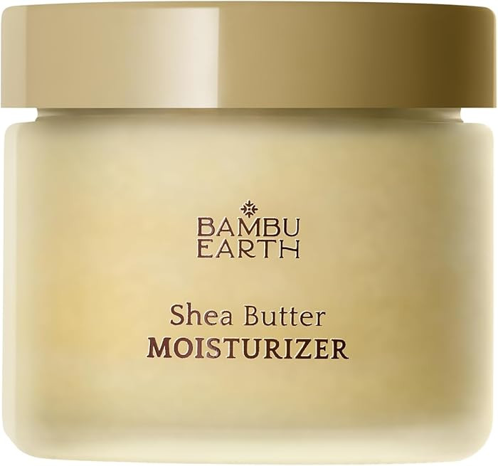 BAMBU EARTH Shea Butter Face Moisturizer - Deeply Nourishes and Hydrates Skin for a Smooth Textur... | Amazon (US)