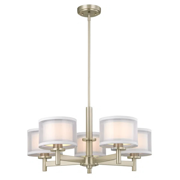 Jarrett 5-Light Shaded Classic / Traditional Chandelier | Wayfair North America