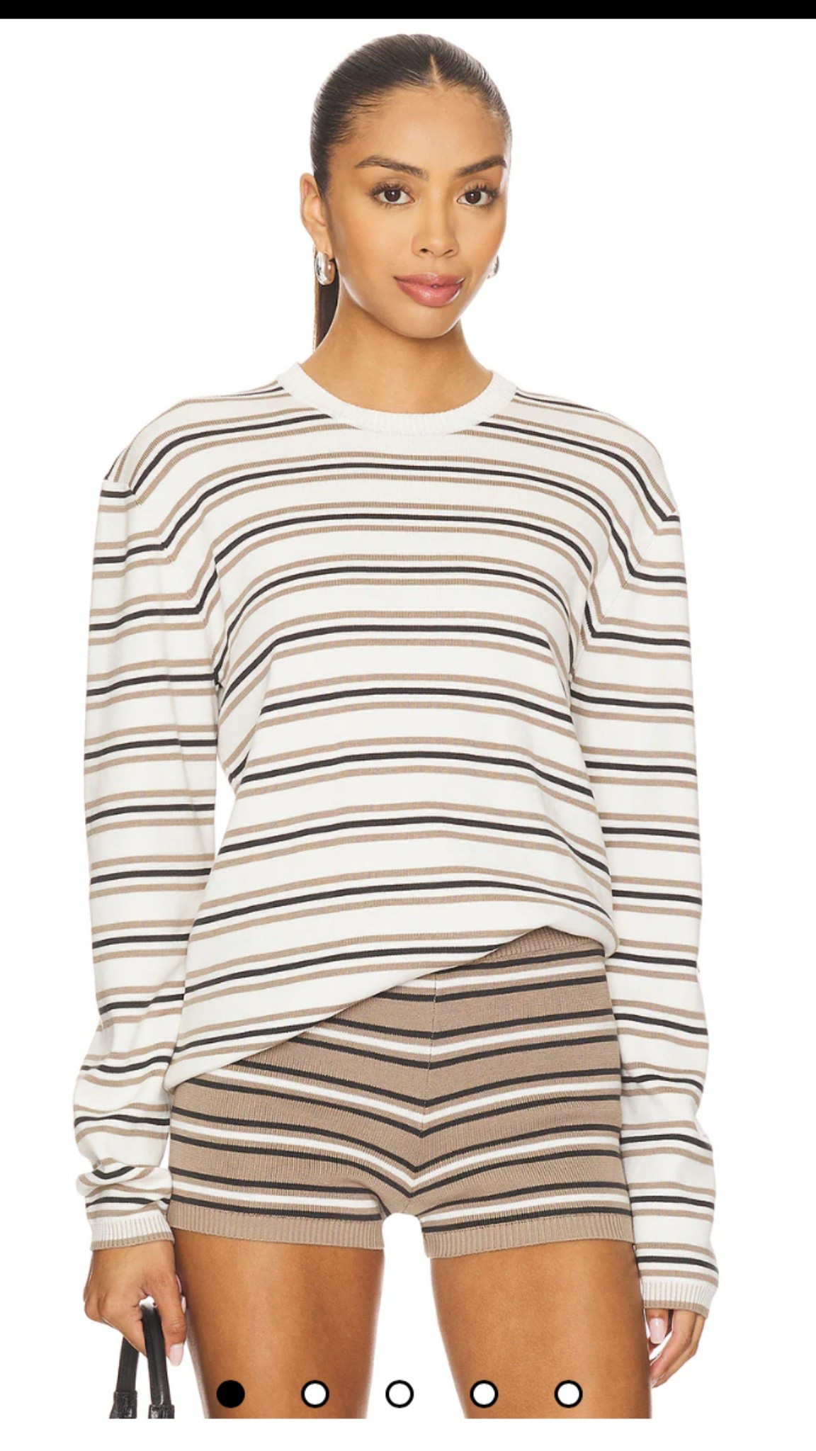 This look is all I can think about! Love the mix of stripes and all I wear these days are knit shorts!!

#LTKSeasonal