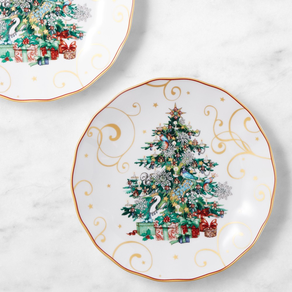 'Twas The Night Before Christmas Salad Plates | Williams-Sonoma