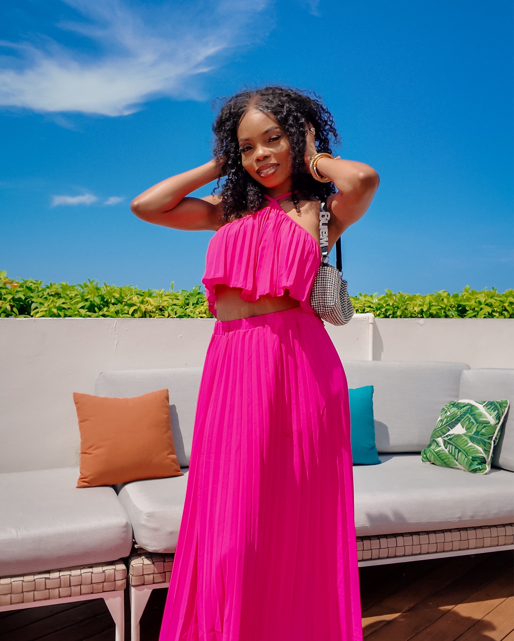 SHEIN SXY Solid Pleated Halter Top & Skirt

#LTKSummerSales #LTKStyleTip #LTKFindsUnder50