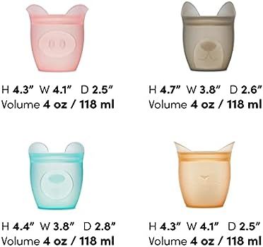 Zip Top Reusable 100% Silicone Baby + Kid Snack Containers- The only containers that stand up, st... | Amazon (US)
