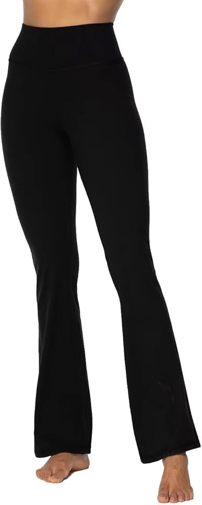 Sunzel Sunzfly Mini Flare Leggings for Women, Flared Yoga Pants with Tummy Control, High Waist Bo... | Amazon (US)