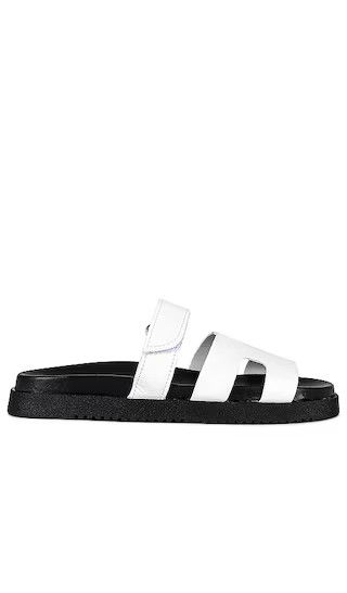 Mayven Slide in White & Black | Revolve Clothing (Global)