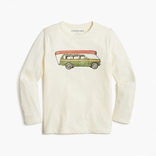 Boys' canoe truck graphic tee | J.Crew Factory