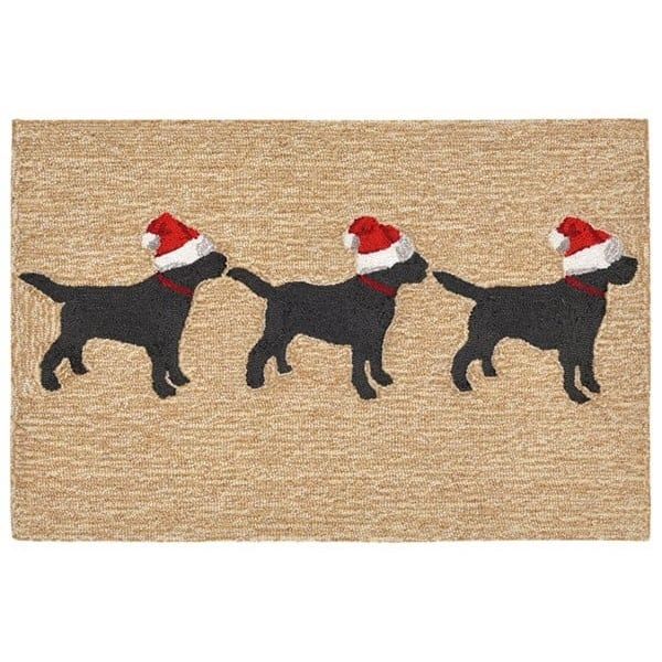Front Porch - Dogs Christmas Area Rug | Rugs Direct
