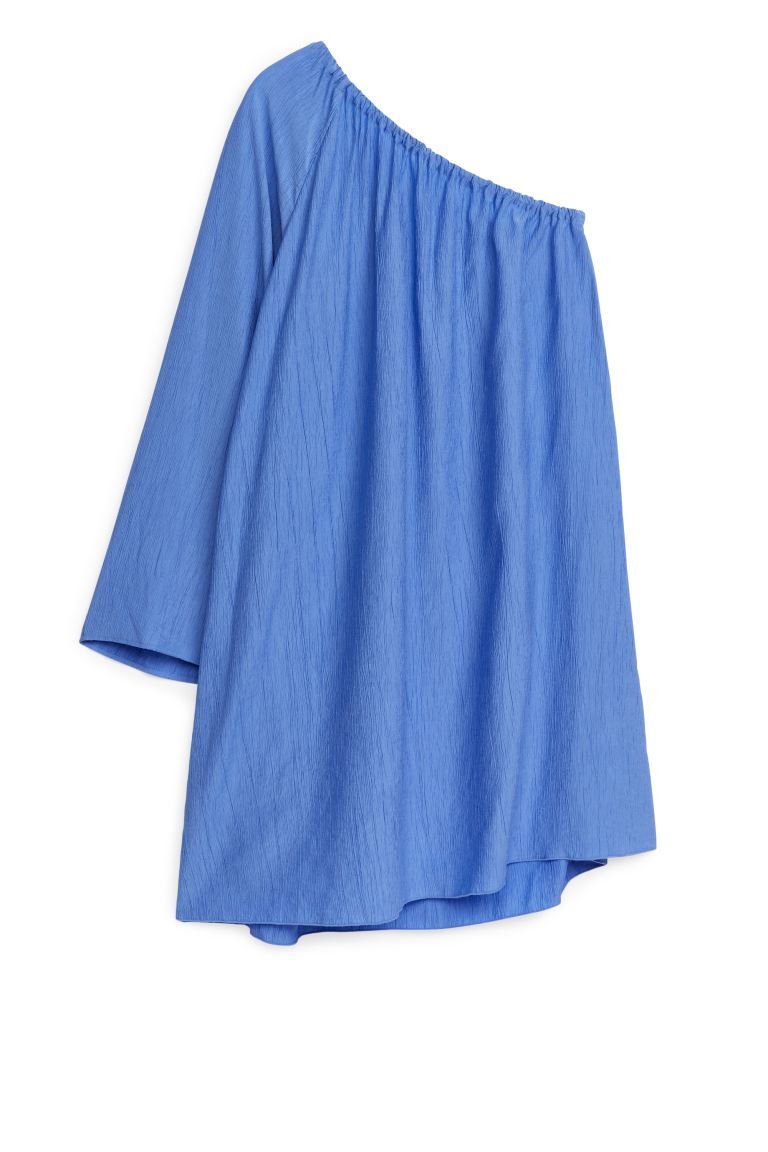 Crinkled One-Shoulder Dress | H&M (UK, MY, IN, SG, PH, TW, HK)