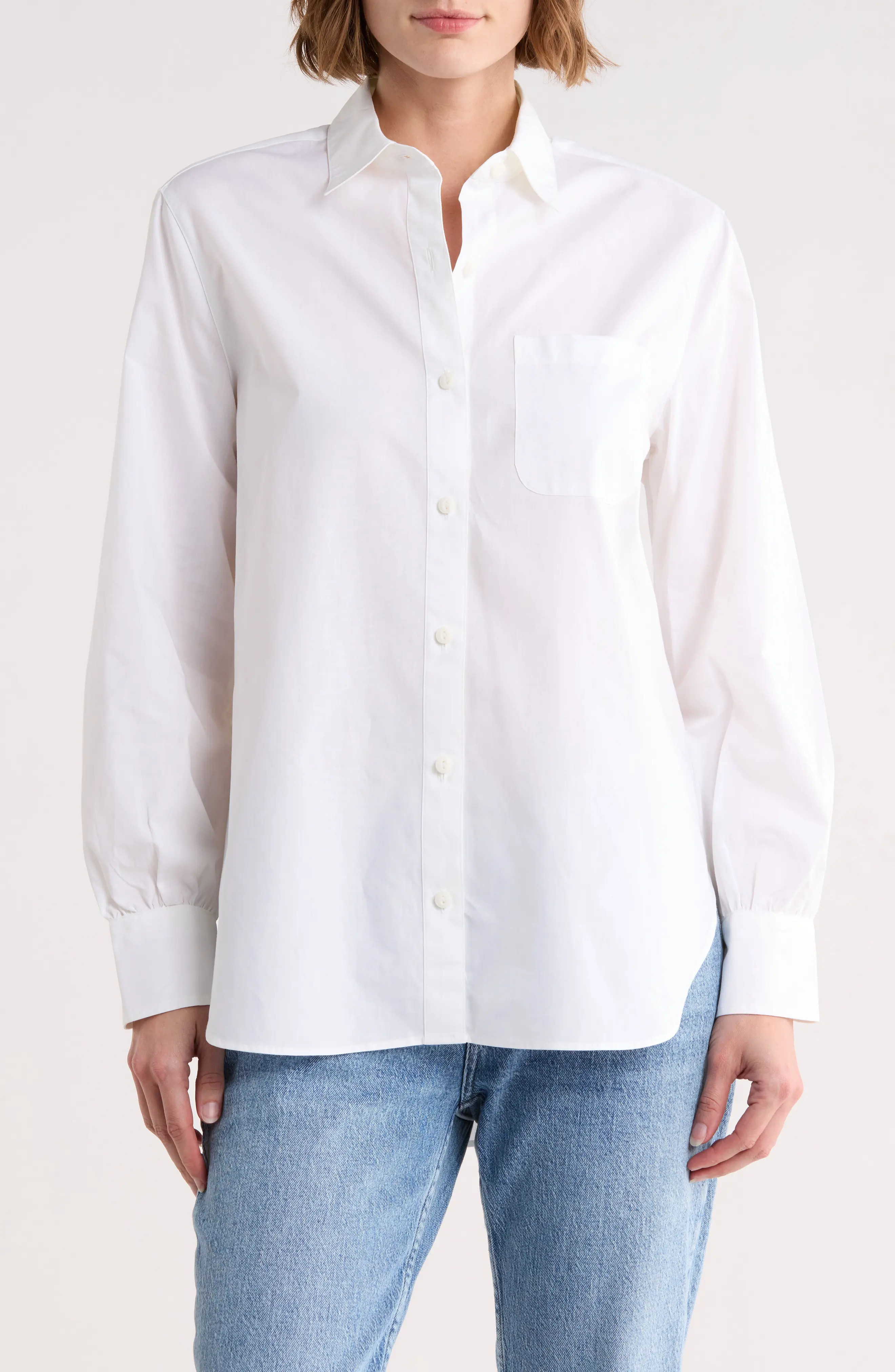 Max Cotton Button-Up Shirt (Women) | Nordstromrack | Nordstrom Rack