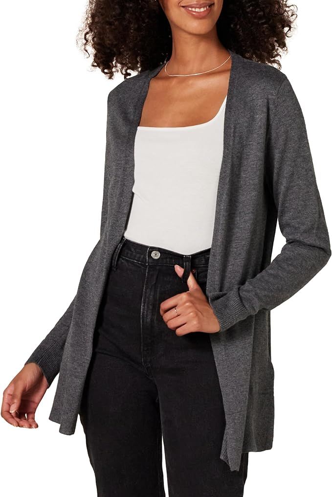Amazon Essentials Women's Lightweight Open-Front Cardigan Sweater (Available in Plus Size) | Amazon (US)