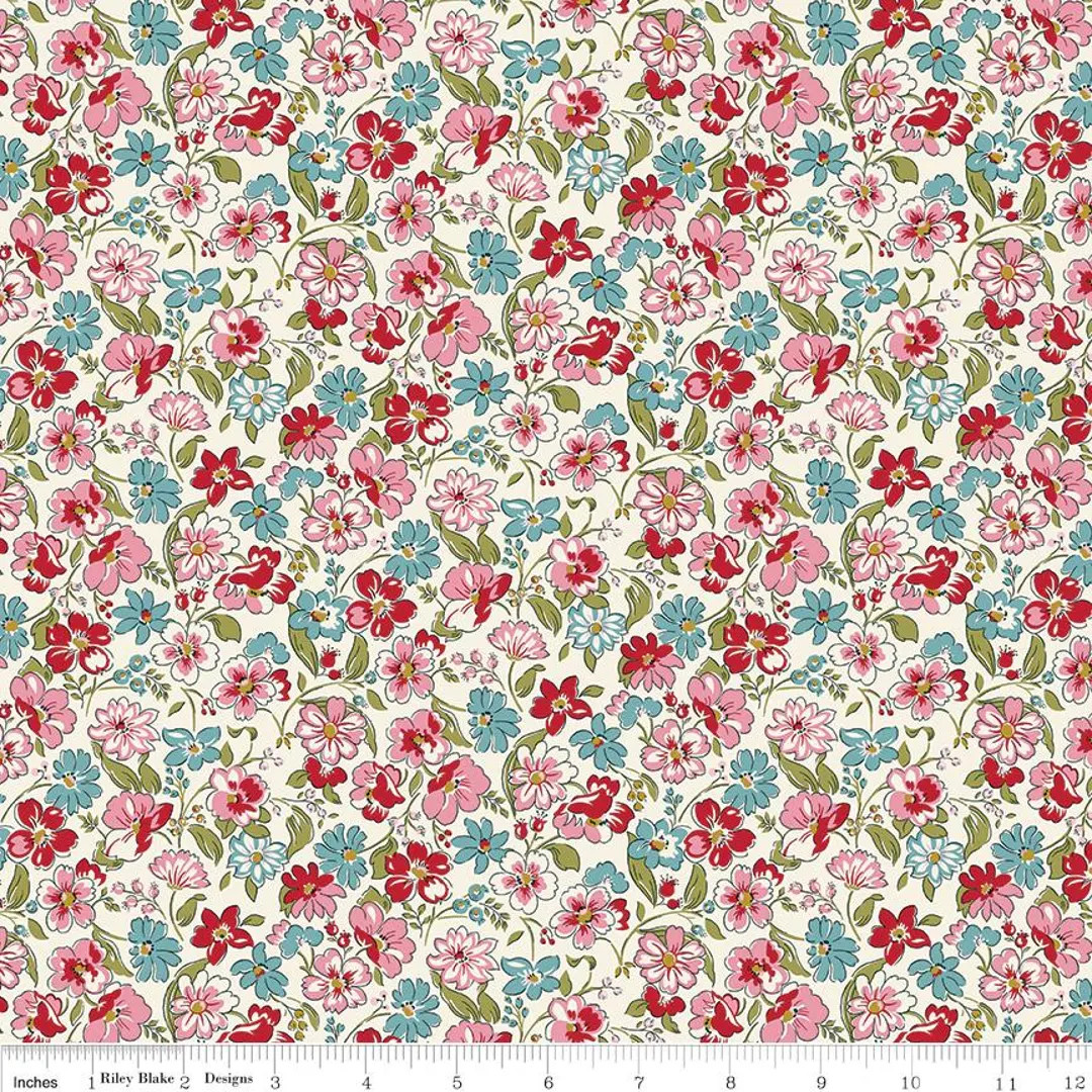 HEIRLOOM COLLECTION 4 Floral Joy C Liberty of London 100% Cotton quilting fabric Riley Blake Desi... | Etsy (US)