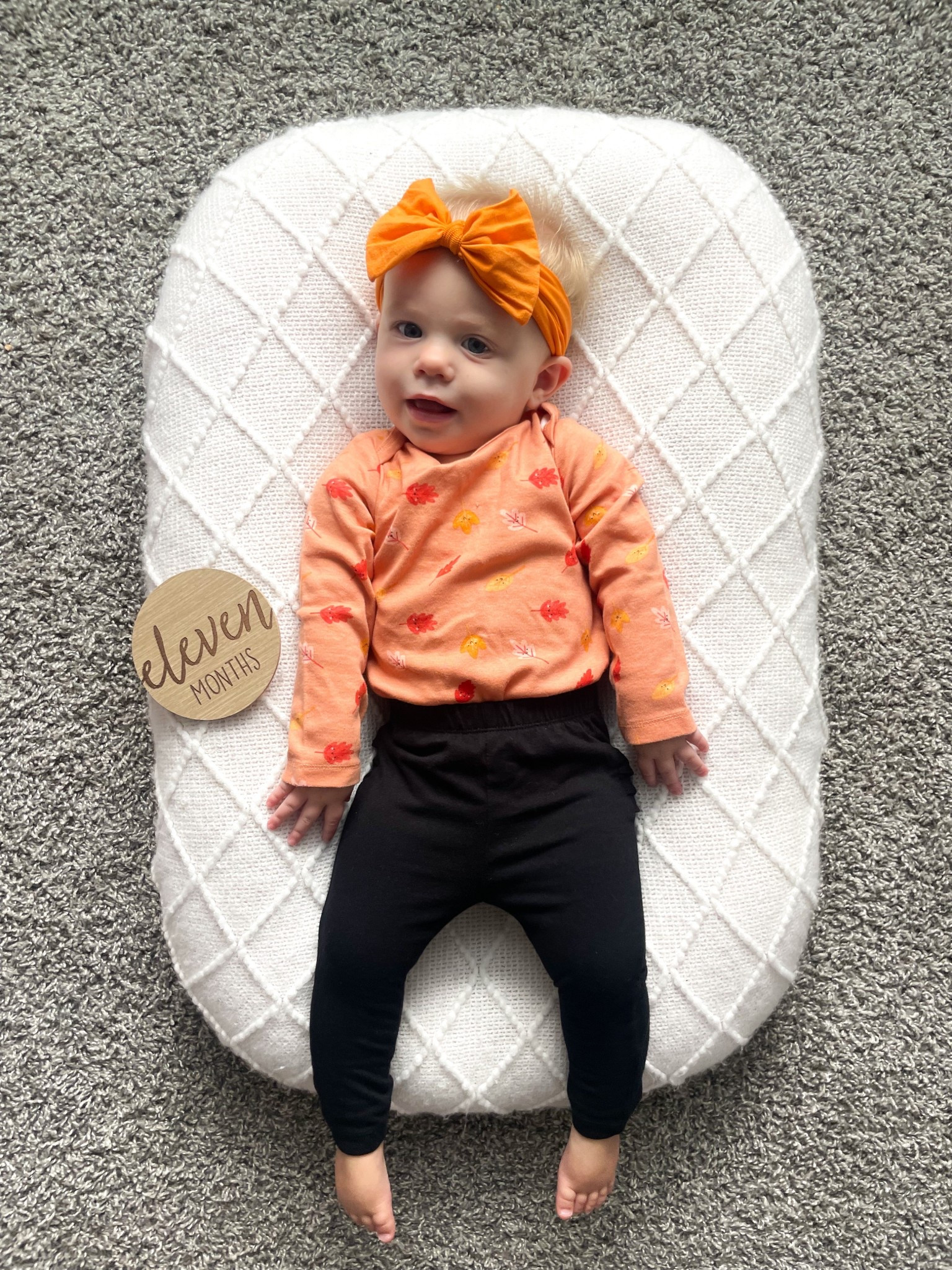 Millie is 11 months old! 

Baby girl fall outfit 

#LTKSeasonal #LTKFindsUnder50 #LTKBaby