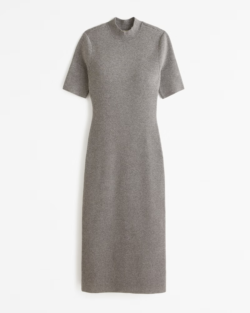 Women's Mockneck Midi Sweater Dress | Women's Dresses & Jumpsuits | Abercrombie.com | Abercrombie & Fitch (US)
