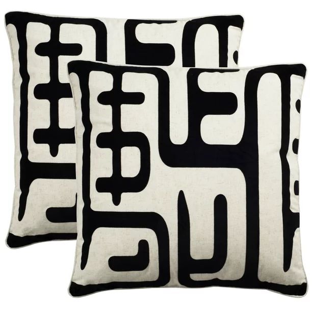 Safavieh Maize Geometric Pillow, Set of 2 - Walmart.com | Walmart (US)