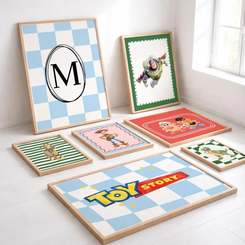 Toy Story Printable Wall Art Set \u2013 Woody, Buzz, Jessie (Digital Download) | Etsy (Global)