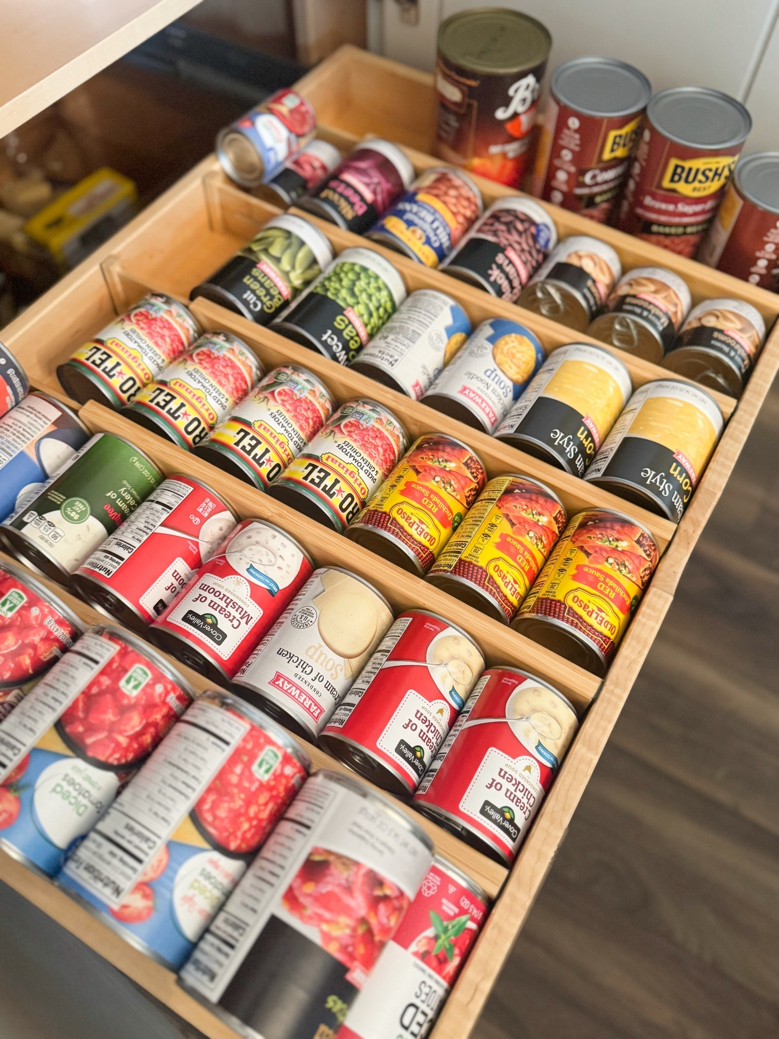 The perfect dividers for your canned goods! 😍✨

#LTKHome #LTKFamily #LTKFindsUnder50