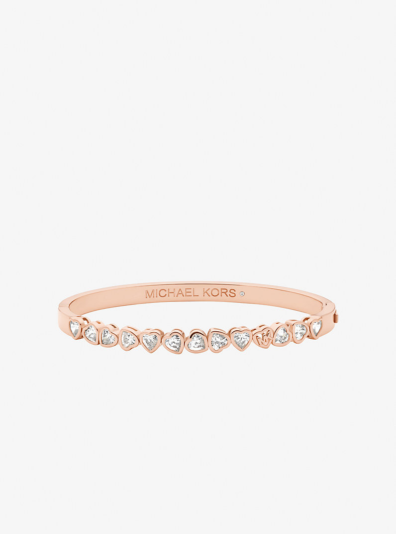 Pavé Heart Bangle | Michael Kors US