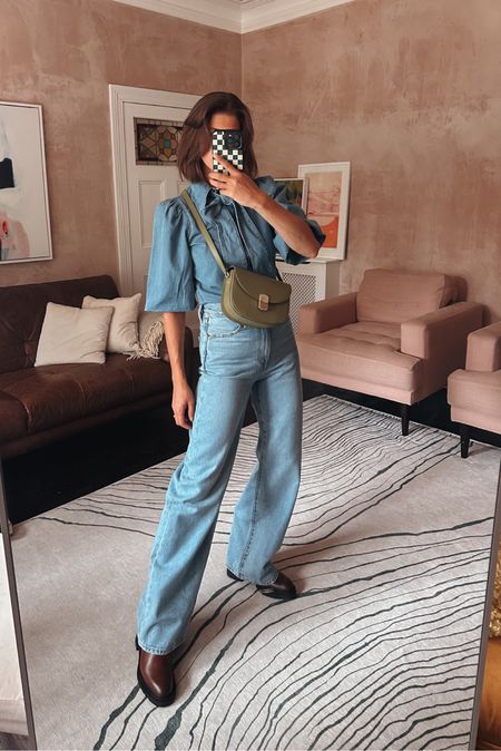 Never tired of double denim…

Wearing size small in the tie neck puff sleeve denim blouse, sized down one to 26 x 32 in the new Levi’s ribcage wide leg jeans 



#LTKover40 #LTKeurope #LTKSeasonal