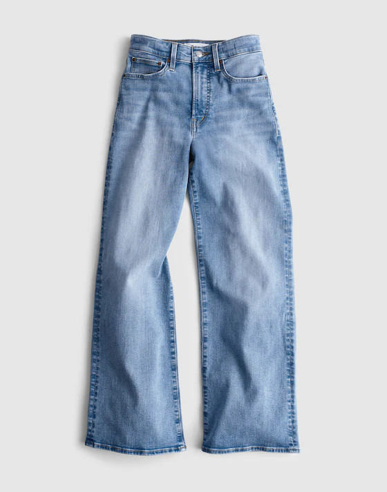 The Wide-Leg Jean in Super Stretch Denim | Madewell