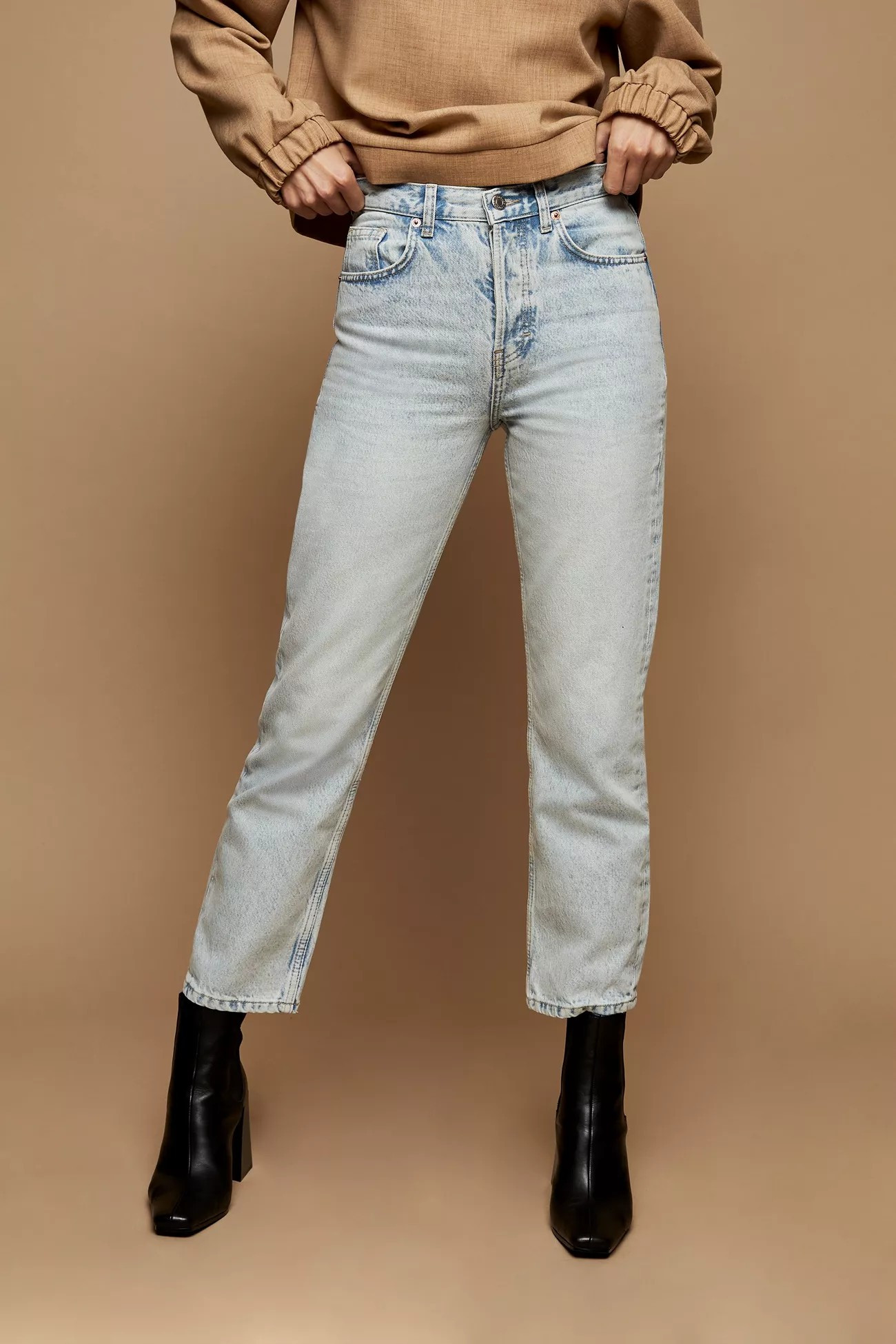 Bleach Straight Editor Jeans | Topshop UK