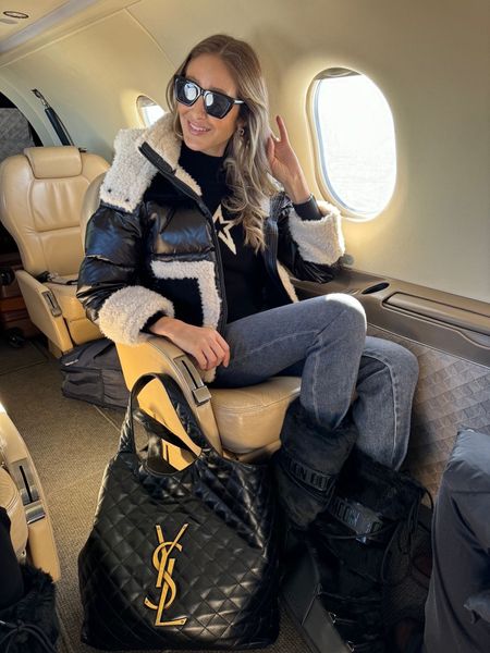 I’m so excited for our family winter trip. We just arrived in Aspen✨🗻
Traveling feeling very stylish and comfortable. Loving my puffer jacket and my moon boots. They are extremely comfortable and so beautiful.
Everything fits true to size, I’m wearing a size small in all pieces. #winteroutfit

#LTKover40 #LTKSeasonal #LTKtravel