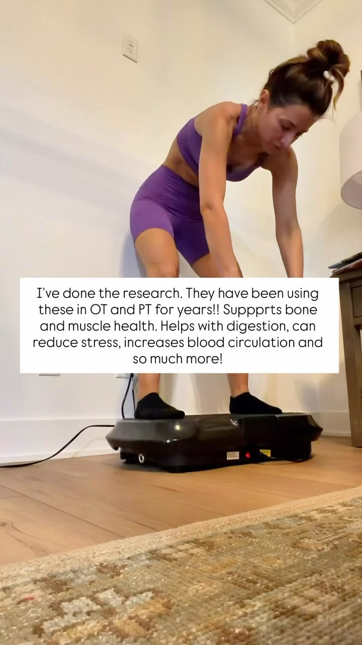 Some of my favorite anti-aging products! These are items I sweat by and many I’ve repurchased TWICE! I’ll be 39 soon and feel amazing! I use my vibration plate every day for 10-15 minutes. This supports bone and muscle health, muscle recovery, helps with energy levels and stress reduction, increases blood circulation and more! PTs and OTs have been using these for YEARS and there is a reason for that - they work!

#LTKfitnessgoals #LTKmorningroutine #LTKselfcare