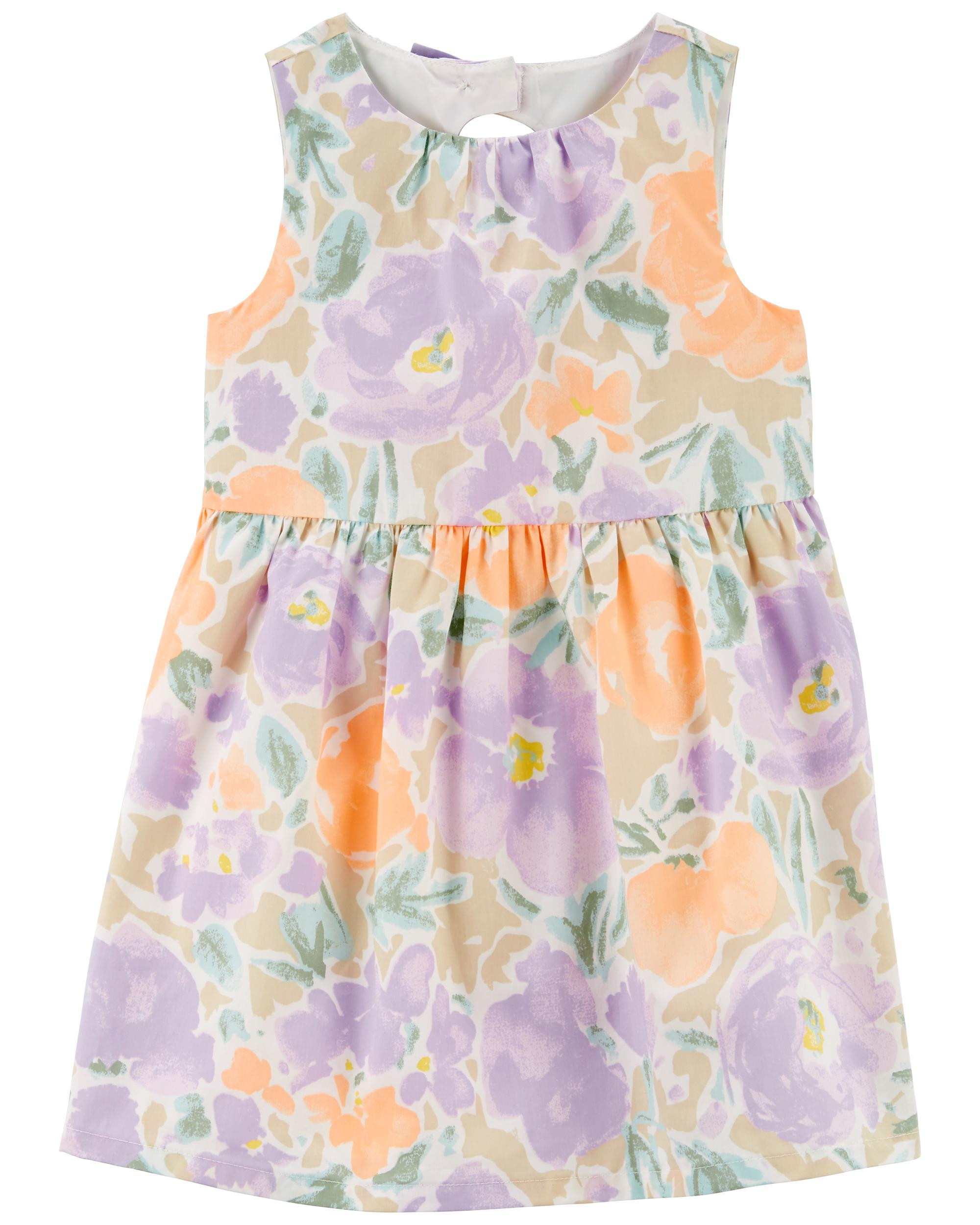 Toddler Floral Sateen Dress | Carter's