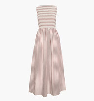 The Cosima Nap Dress - Rust Stripe | Hill House Home US