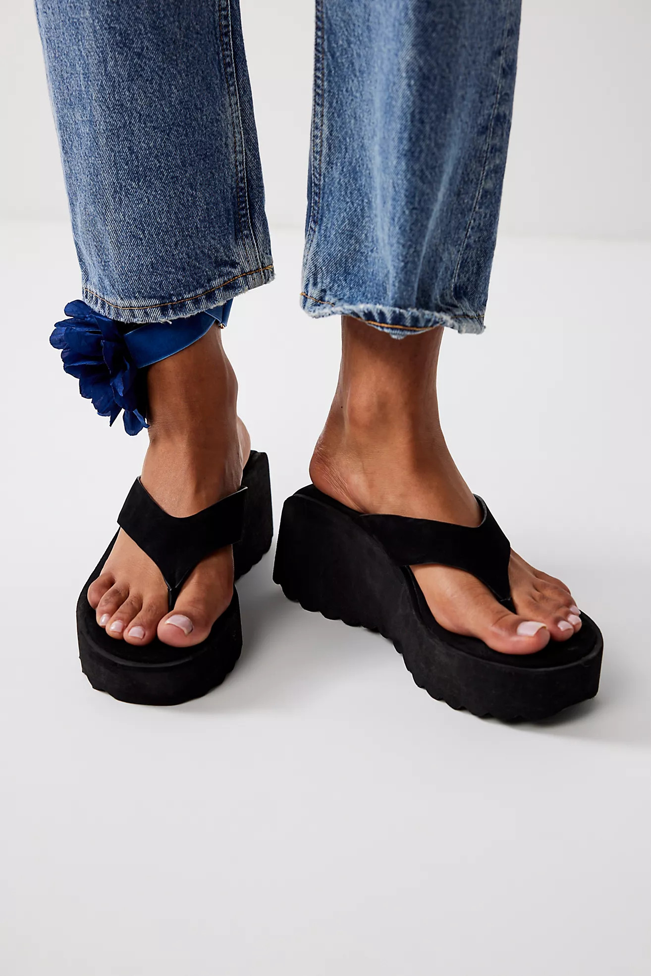 Waterfall Wedge Thong Sandals | Free People (Global - UK&FR Excluded)