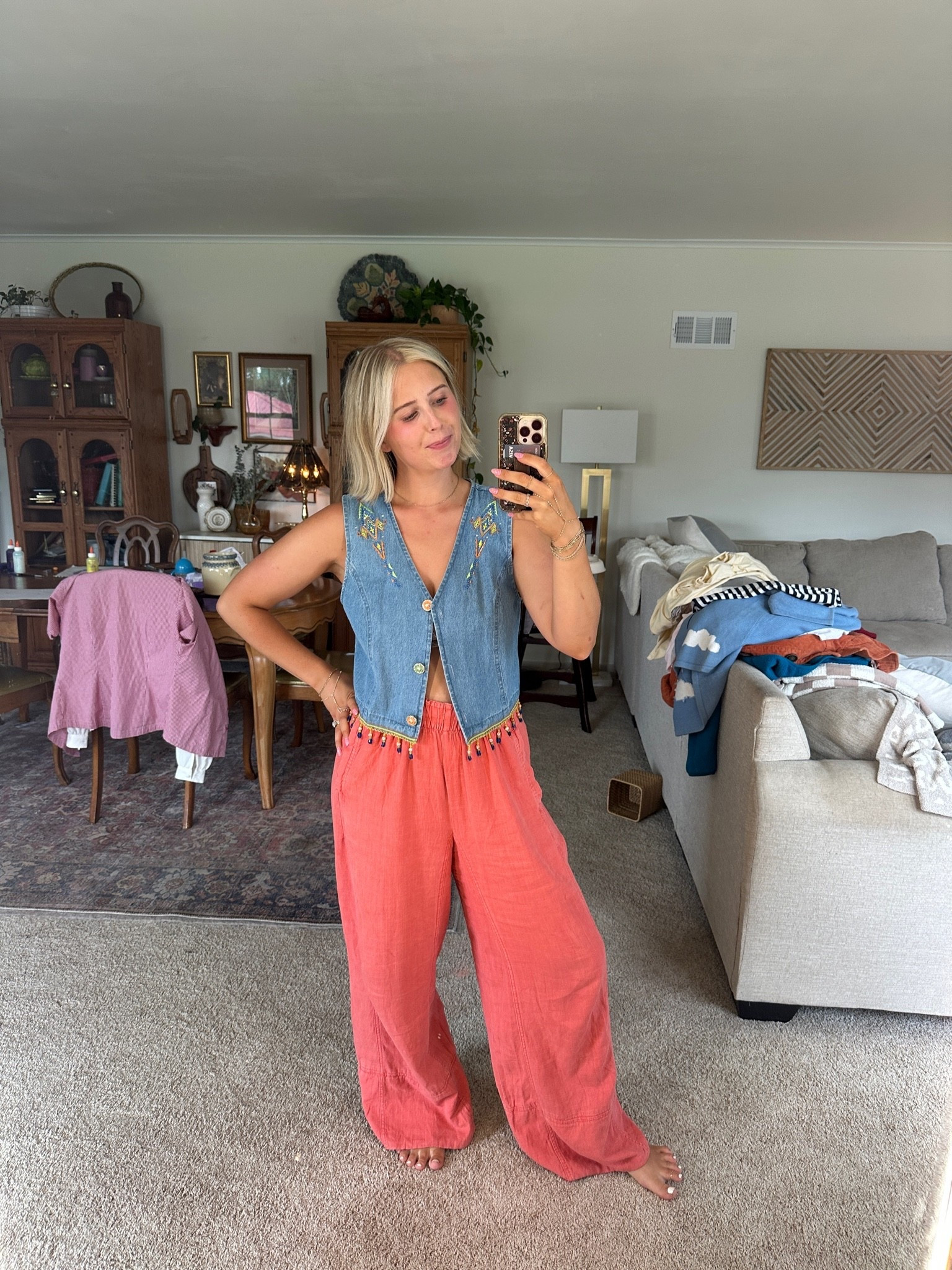 These pants are one of my top 10 this summer as well! Living for the colorful and lightweight pants!

#LTKootd #LTKmomlife #LTKdayinmylife