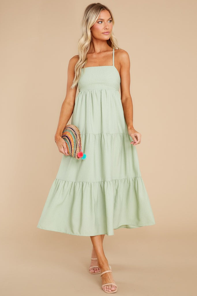 Shyla Pistachio Midi Dress | Red Dress 