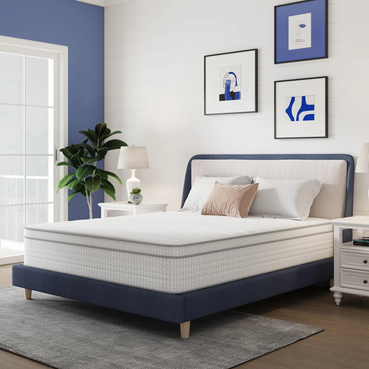 12" Medium Hybrid Mattress, CertiPUR-US, OEKO-TEX Certified | Wayfair North America