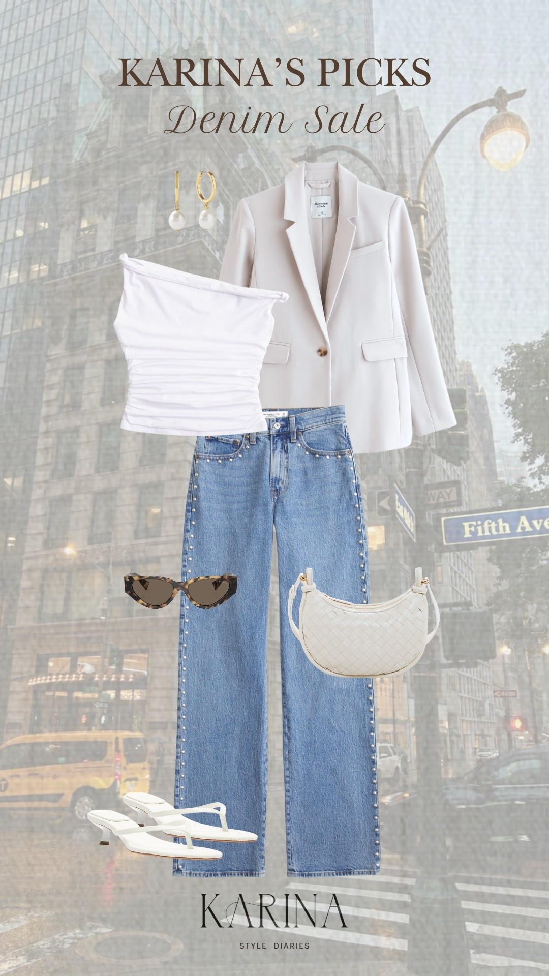 Pearl-studded denim?? Say less 🤍 this polished but playful combo is one of my faves from the Abercrombie denim drop. Style it up with a blazer or dress it down with a tank. Don’t forget to use code DENIMAF for 20% off during the sale! #abercrombiepartner @abercrombie

#LTKSaleAlert #LTKSeasonal #LTKStyleTip