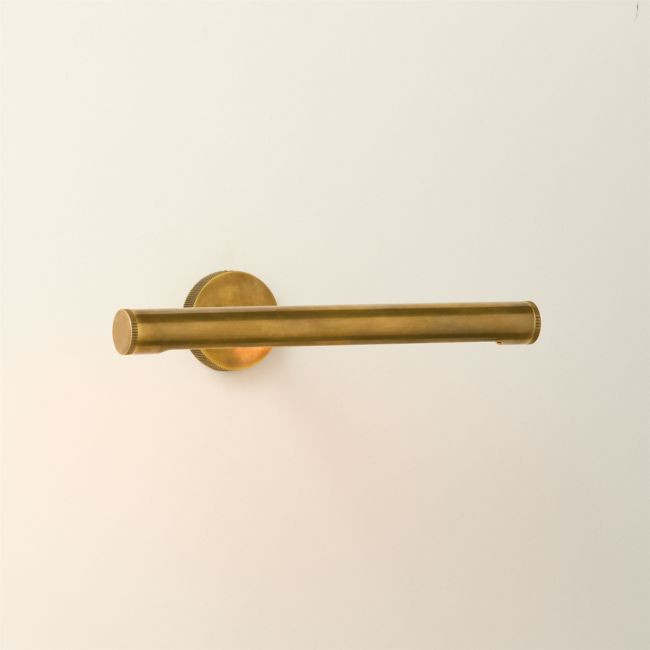 Archive Aged Brass 12.25" Wall Mount Picture Light | CB2