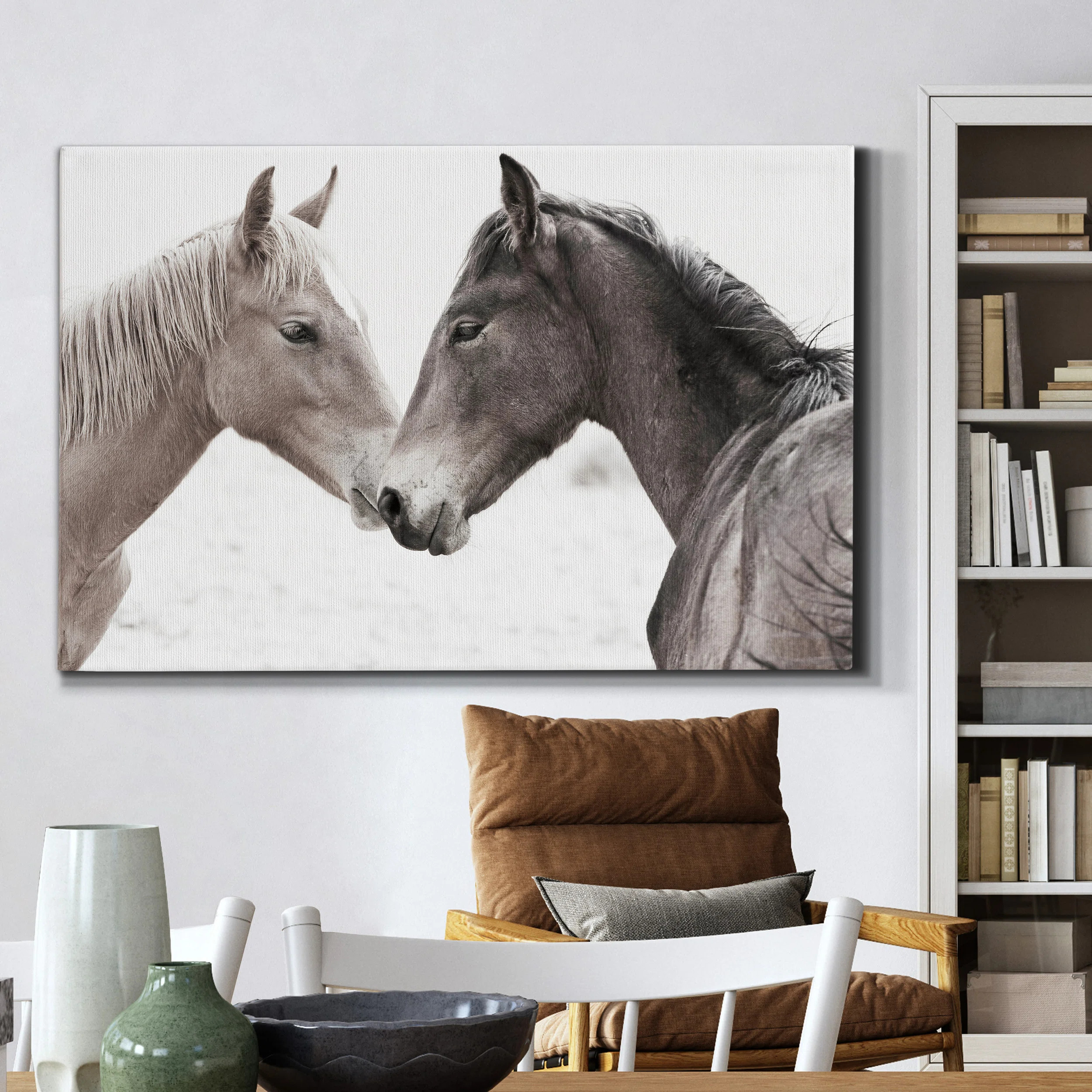 Union Rustic Gentle Herd - Wrapped Canvas Photograph Print | Wayfair | Wayfair North America