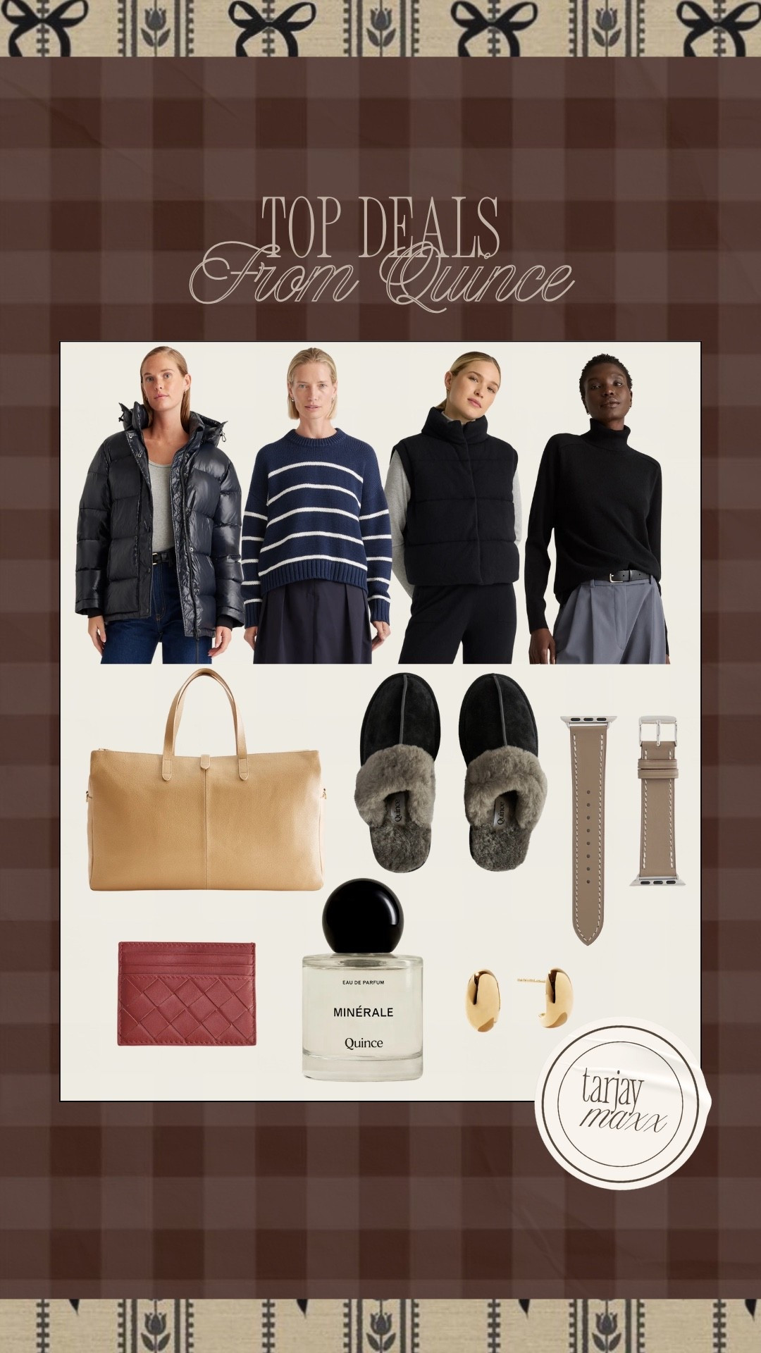 Top Quince deals you cannot miss — cashmere, leather, everyday elevated basics, and gift-worthy accessories that feel way more expensive than they are.  target finds, amazon finds, walmart home, affordable home, cb2 dupe, studio mcgee, crate and barrel dupe, pottery barn dupe, home roundup, target home decor, target home, amazon home, walmart finds, martha stewart aesthetic, mongolian cashmere oversized sweater, equestrian style, dinner party, cherry vibe, fall wedding, farm cottage, polka dots, mini desserts, grandmacore home, quince deals, quince sale, winter wardrobe, cashmere edit, everyday basics, luxe for less, gift guide, holiday gifting #LTKCyberWeek #LTKHoliday #LTKGiftGuide

#LTKGiftGuide #LTKCyberWeek #LTKHoliday