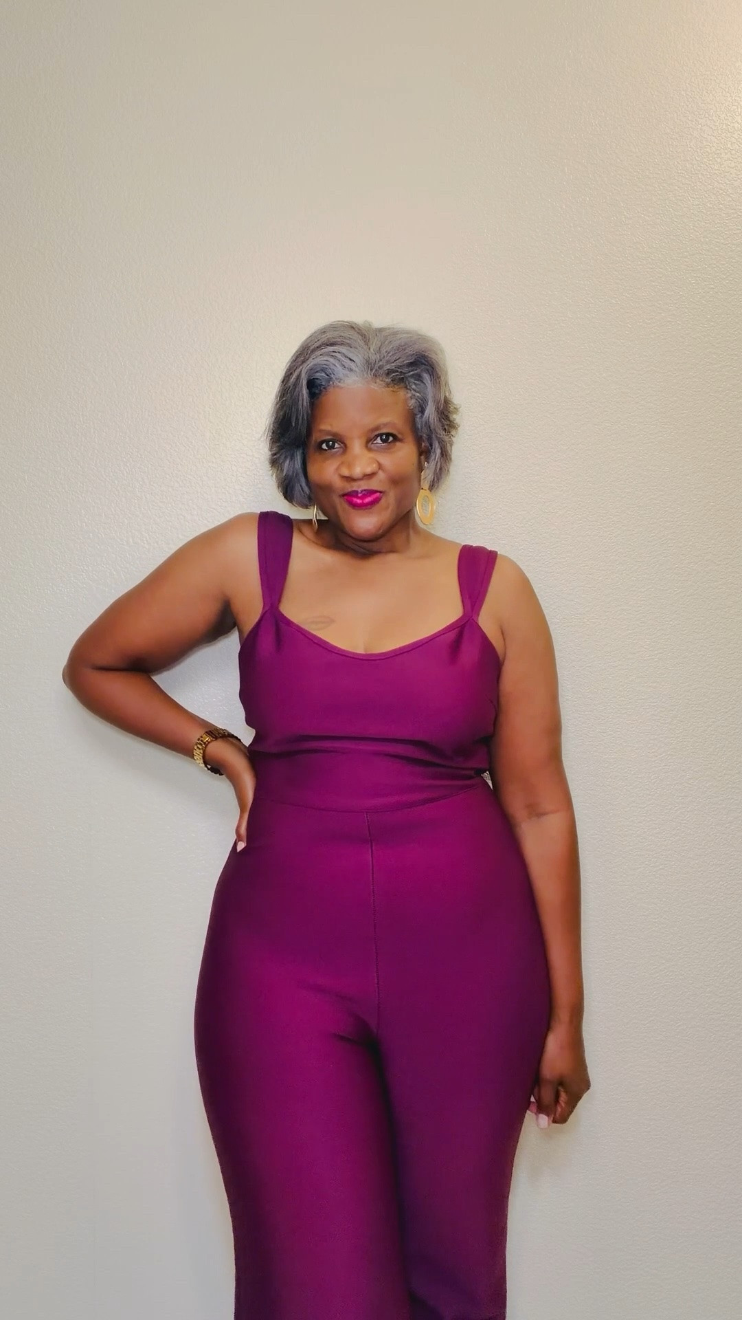 I love me a beautiful jumpsuit that fits great 💜

#LTKgrwm #LTKvlog #LTKOver40