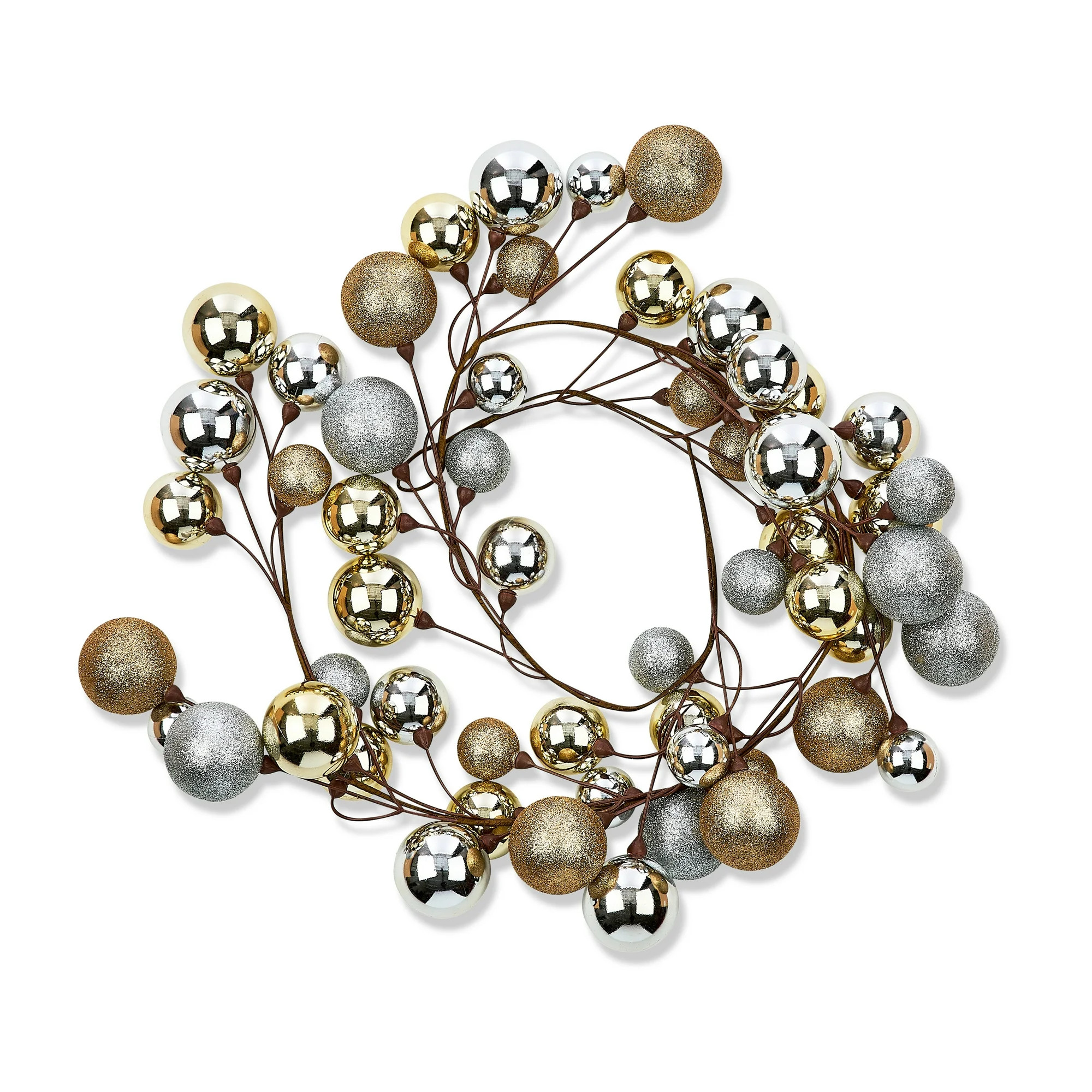 Gold & Silver Branch Christmas Garland, 65 in, by Holiday Time | Walmart (US)
