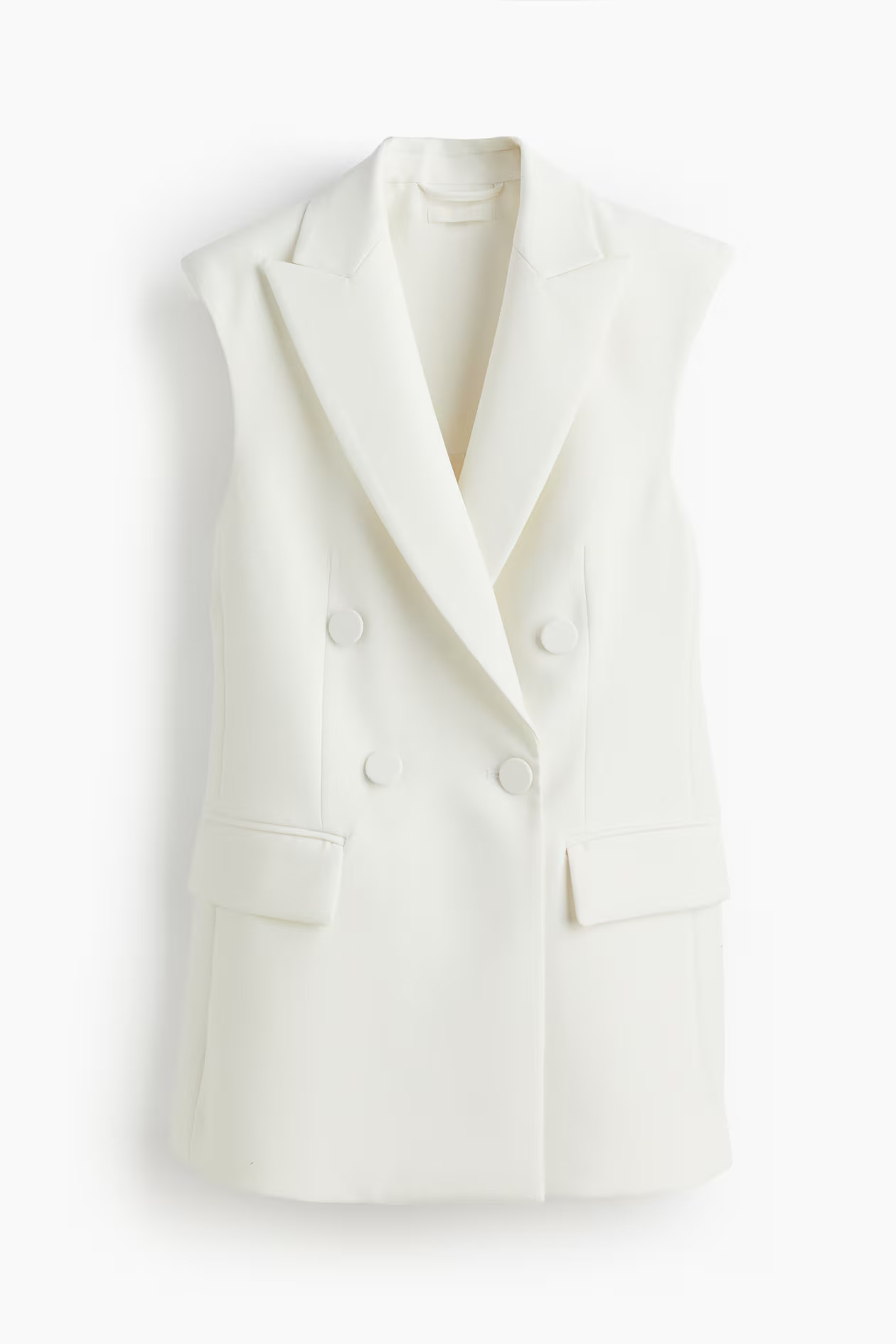 Blazer sin mangas de doble botonadura | H&M (FR, IT, ES, PT, BE)