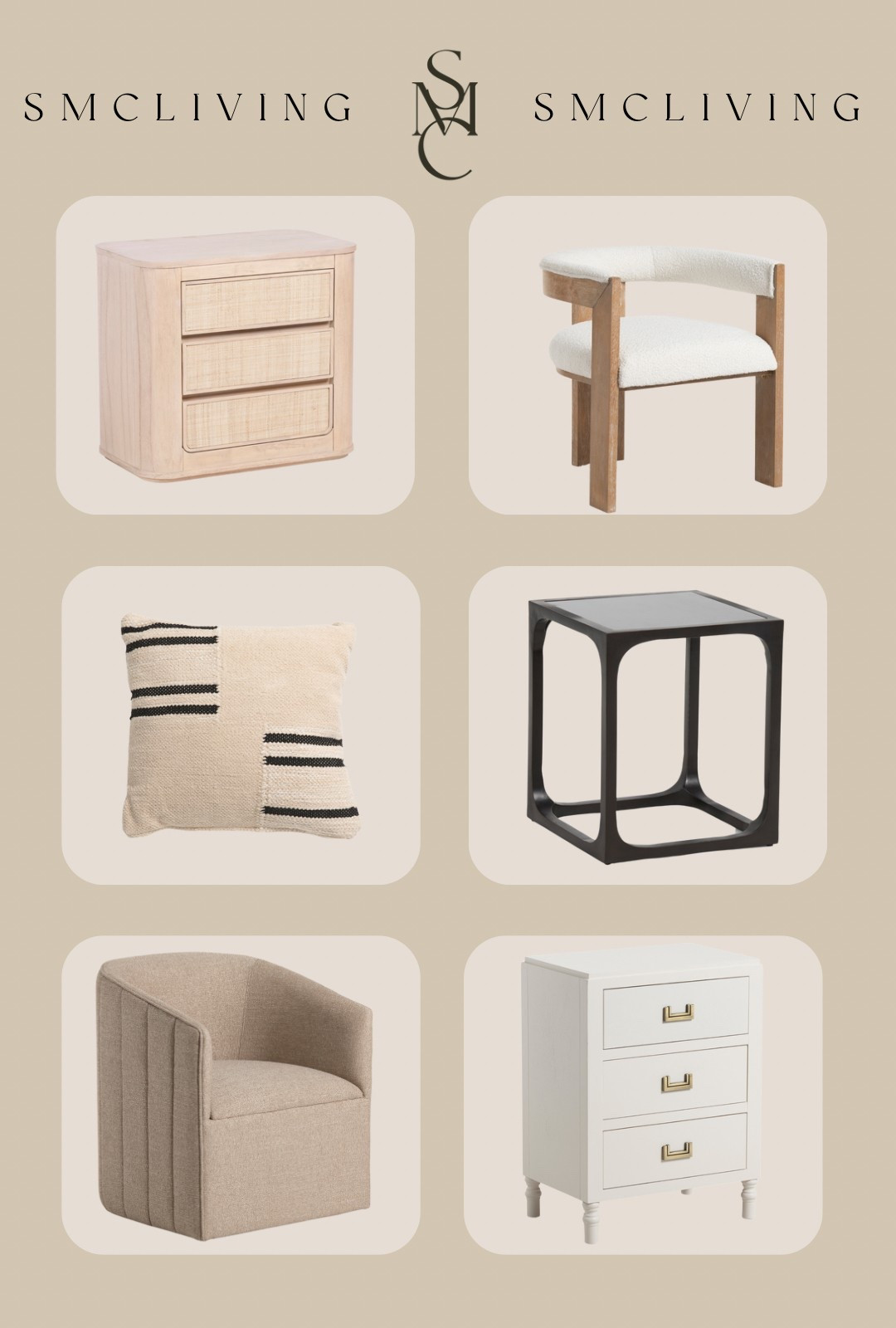 Tjmaxx home finds! 

#homedecor
#affordablefurniture
#livingroomfurniture
#bedroomfurniture
#nightstand
#endtable
#accentchair
#diningchair

#LTKHome