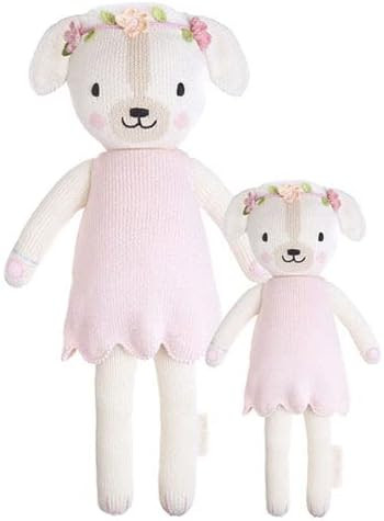 cuddle + kind Charlotte The Dog Little 13" Hand-Knit Doll – 1 Doll = 10 Meals, Fair Trade, Heir... | Amazon (US)