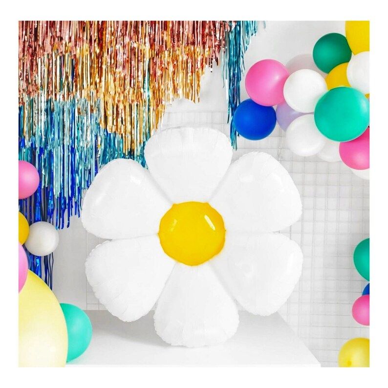 29 Daisy Balloon Flower Balloons Birthday Party | Etsy | Etsy (US)