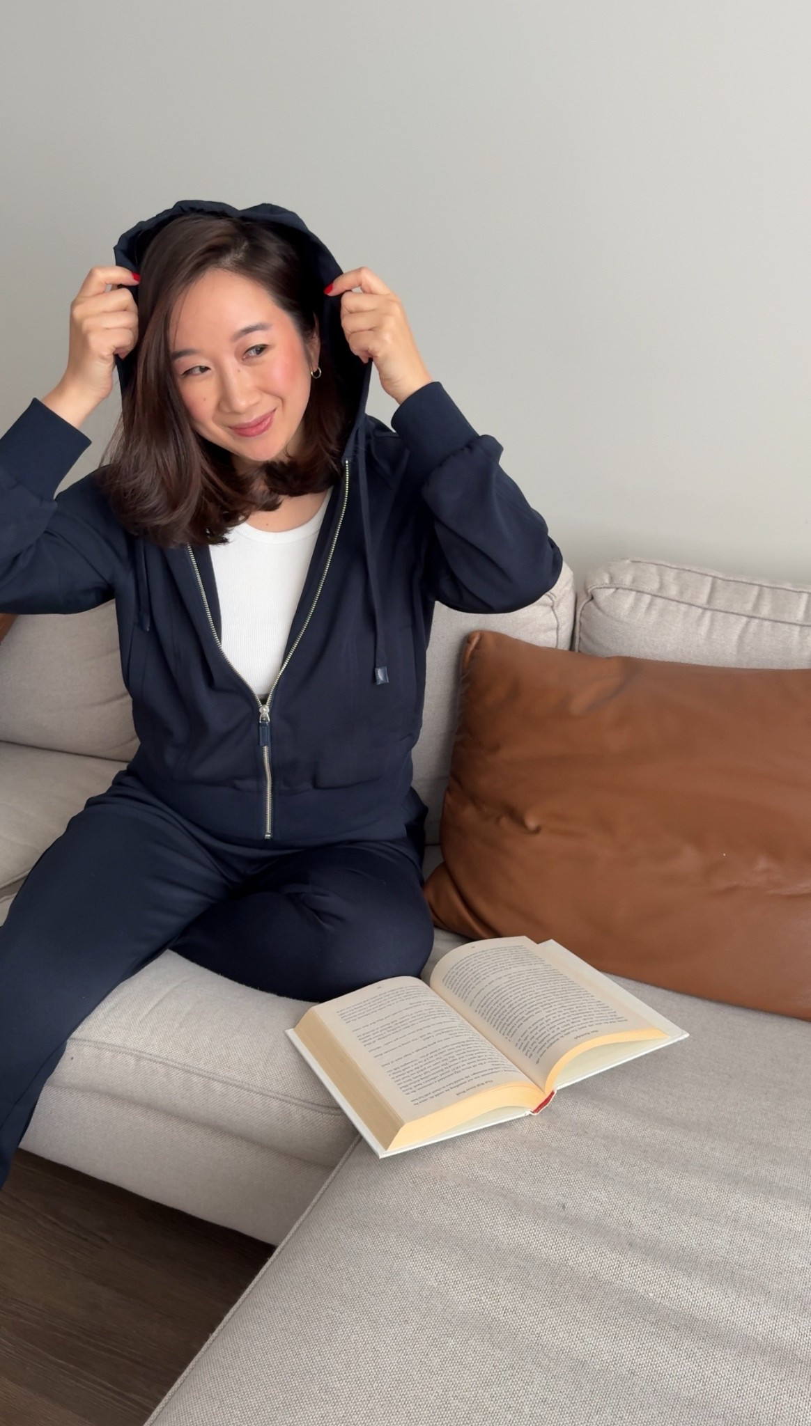Cozy loungewear designed for petites 