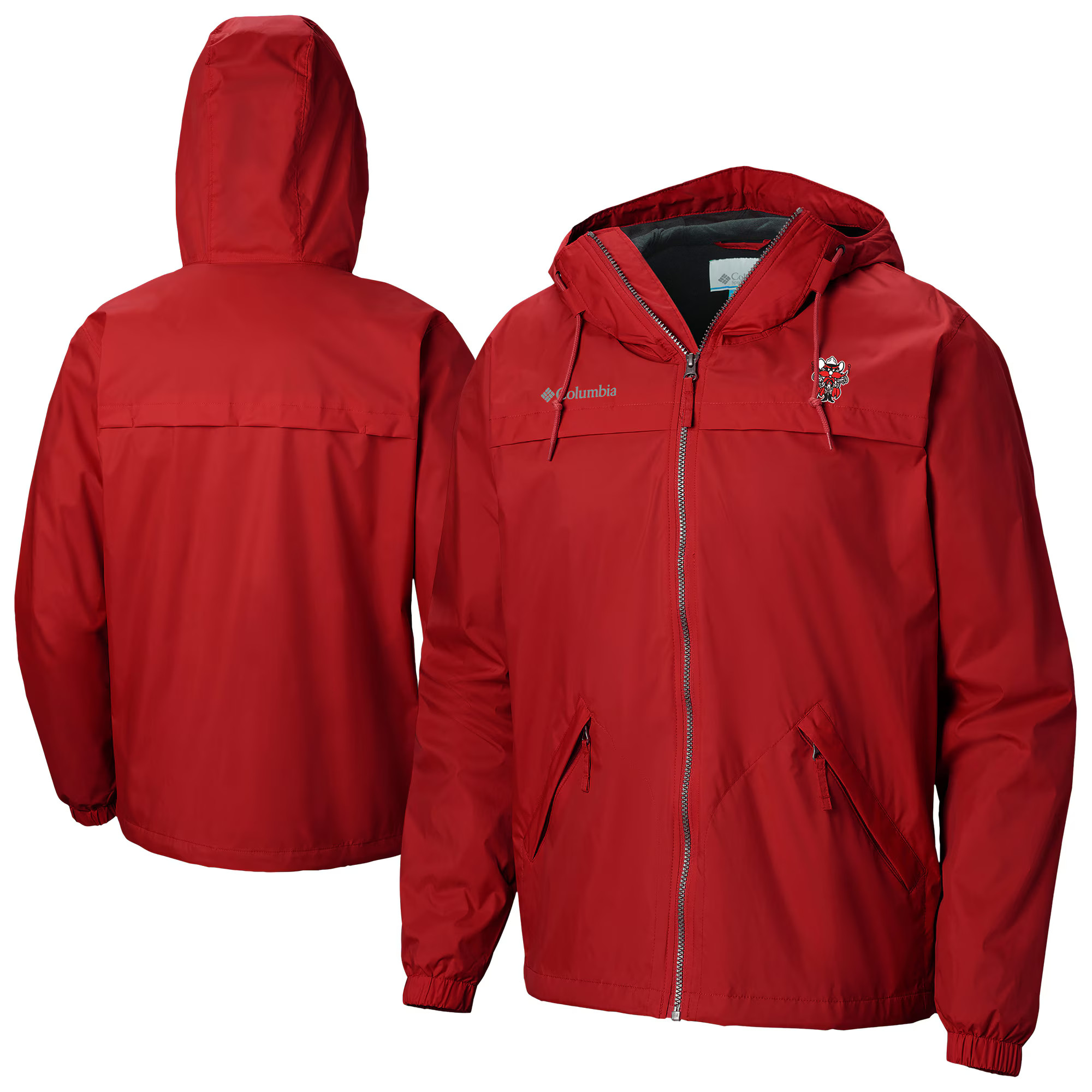 Texas Tech Red Raiders Columbia Oroville Creek Lined Omni-Tech Full-Zip Jacket - Red | Fanatics