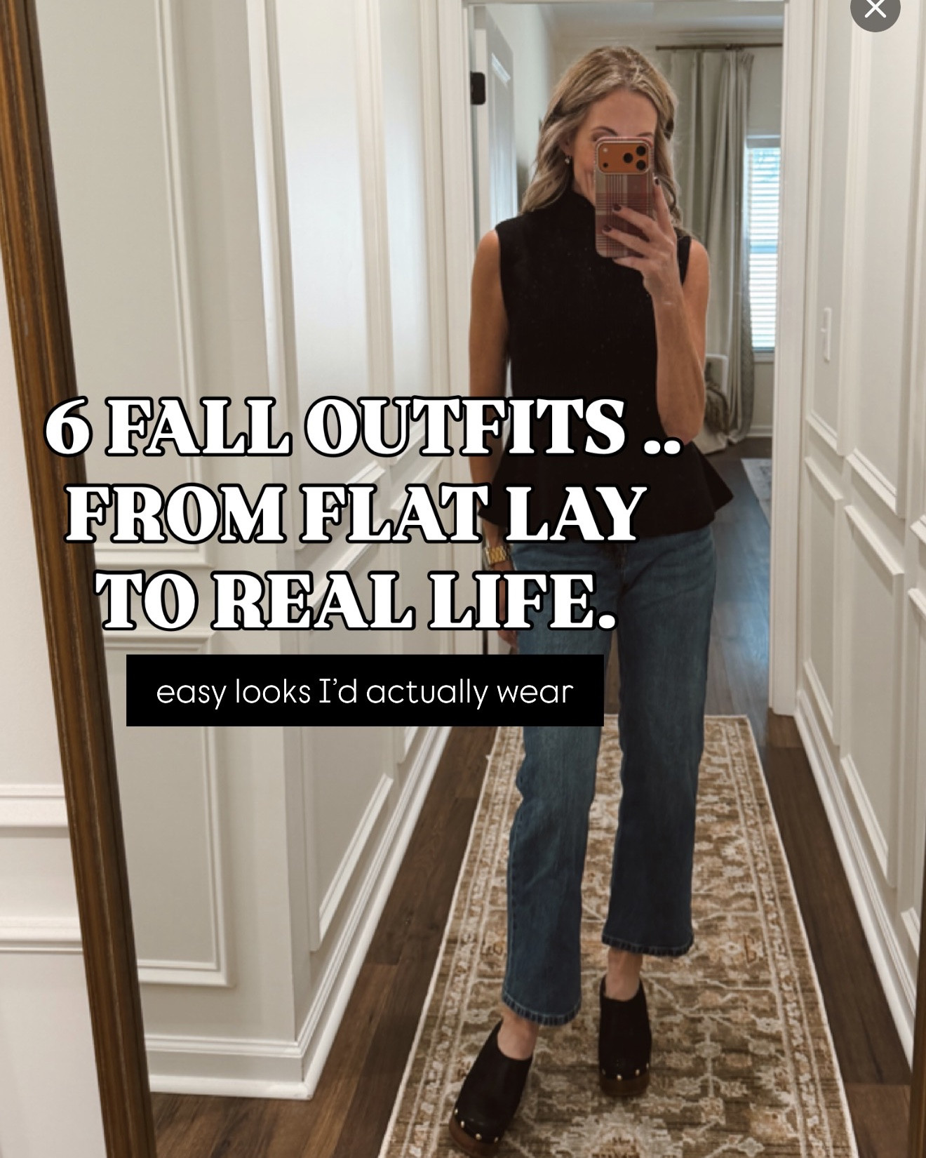 Comment WEEK and I’ll send you all the links! Six easy fall outfits from flat lay to real life 🍂 Sharing affordable fall fashion I’d actually wear—cute teacher outfits, fall workwear, casual jeans outfits, sweaters, blouses, skirts and easy layering pieces that make getting dressed simple. These are wearable fall outfit ideas for women over 40 and 50 that work for the classroom, office, weekends and everything in between. Which look is your favorite?

fall outfits for women, fall fashion 2026, women over 40 style, women over 50 fashion, teacher outfits, teacher fashion, fall work outfits, affordable fall fashion, casual fall outfits, workwear for women, fall outfit ideas, everyday fall style, Walmart fall fashion @Walmart
