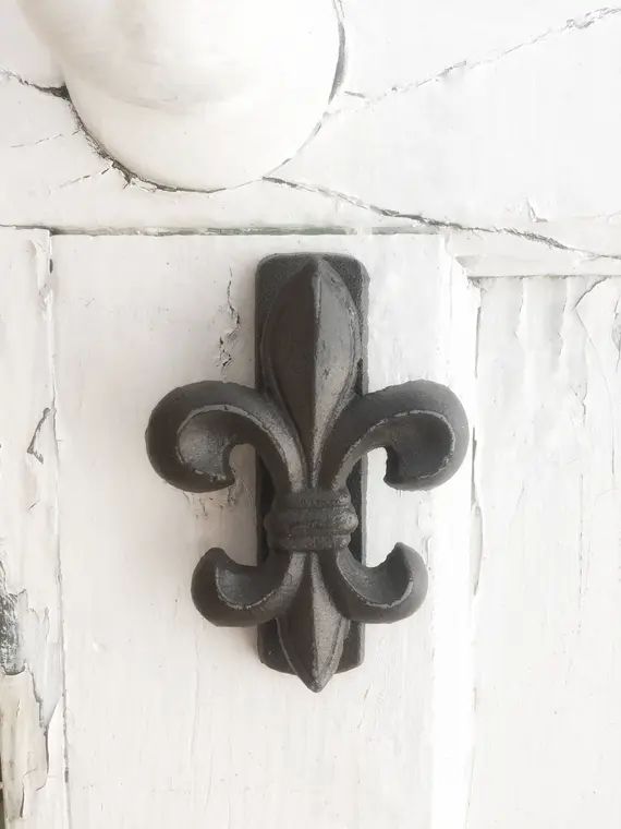 Small Iron Door Knockerfleur De Lis Home Decor for the Home | Etsy | Etsy (US)