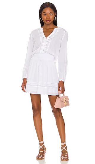 Jasmine Dress in White Lace Detail | Revolve Clothing (Global)