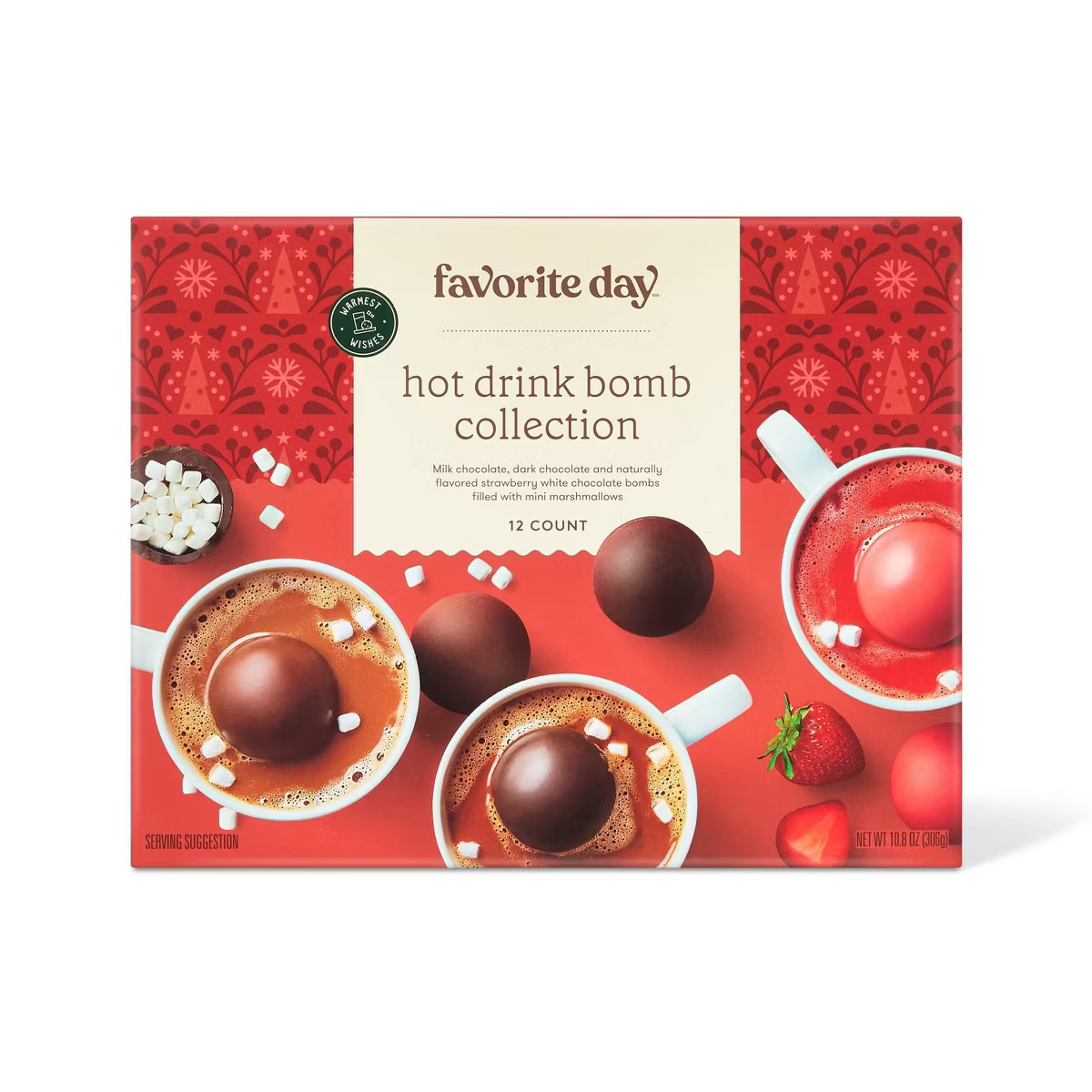 Christmas Hot Drink Bomb Collection - 10.8oz - Favorite Day™ | Target
