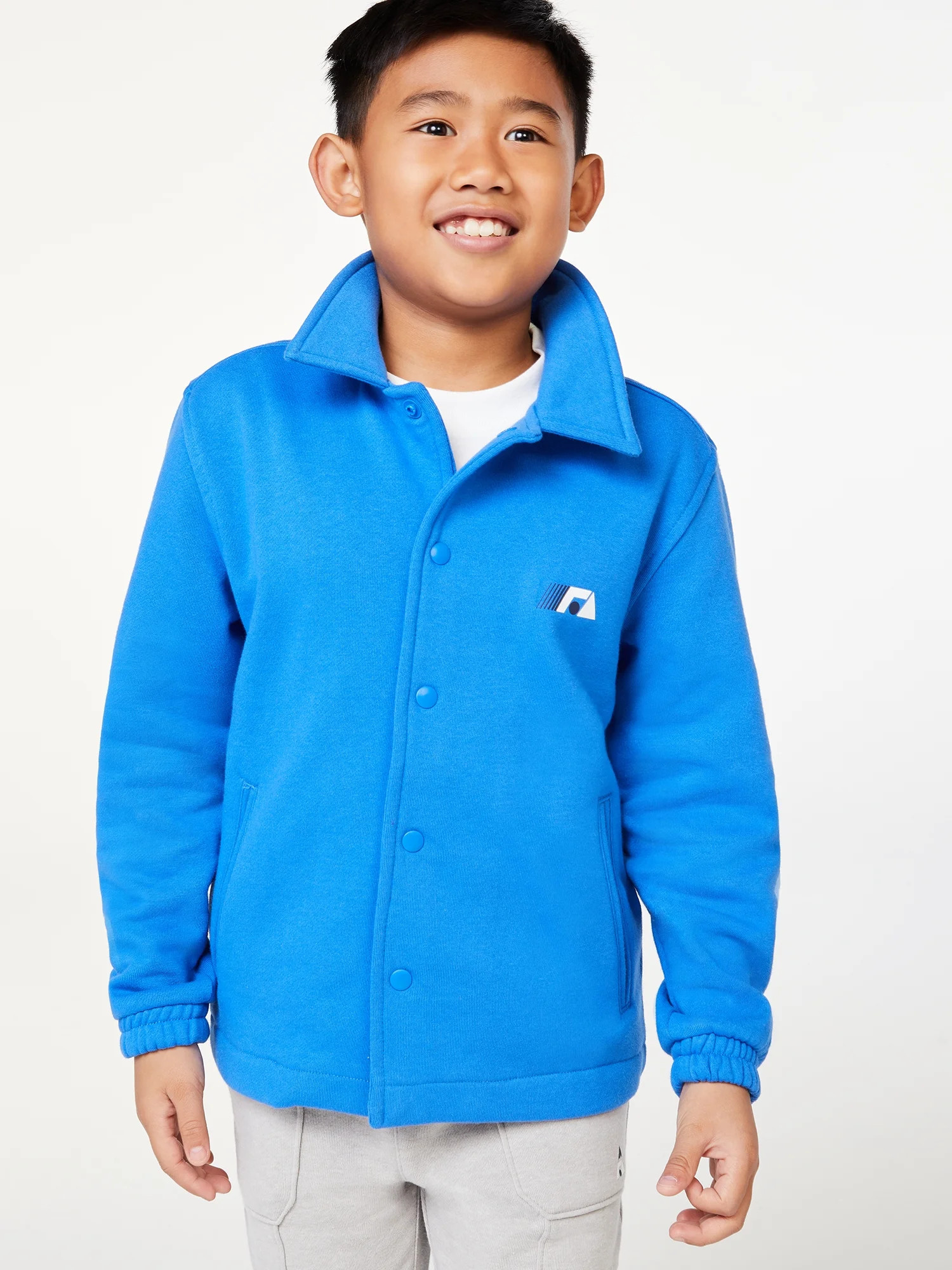 Free Assembly Boys Graphic Print Coaches Jacket, Sizes 4-18 | Walmart (US)