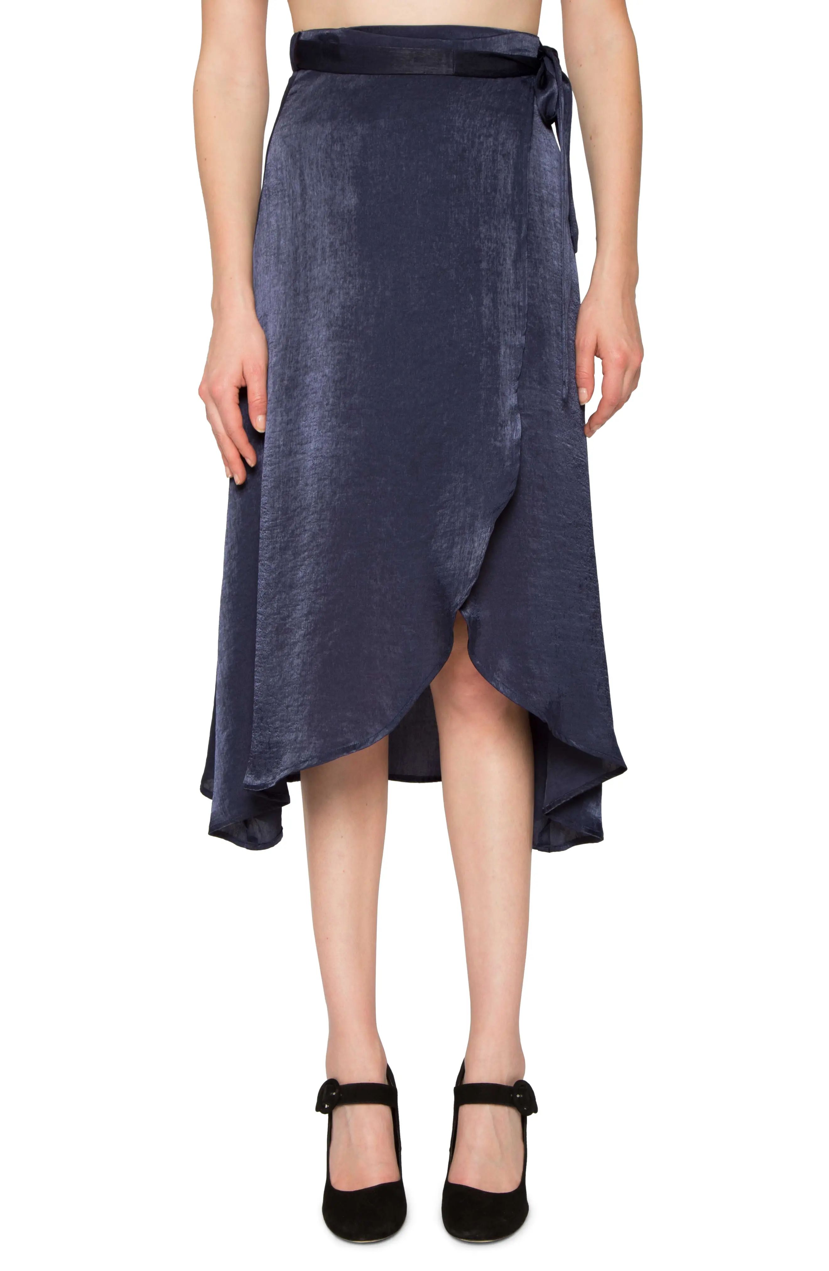 Satin Wrap Skirt | Nordstrom